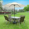 Topchances 2 m 6 Rippen Sonnenschirm Ersatz Baldachin Produktbild-Vorschau 7