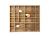 Woodweaver Holzregal | 28 Fächer | 45x40x3,5cm | Hellbraun Produktbild-Vorschau 4