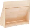 A light-colored wooden shelf unit, likely a bookshelf or display shelf, is shown against a white background. Produktbild-Vorschau