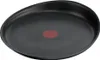 A black frying pan with a red indicator in the center, isolated on a white background. Náhled obrázku produktu