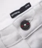 Ombre Clothing Pantaloncini di tela da uomo Malaki bianco L Anteprima dell’immagine prodotto 8
