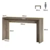 Table console Tribesigns de style rustique, table basse en Voir les images du produit 8