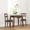 A dining set with two chairs and a table in a room with a window. Produktbild-Vorschau