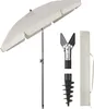Sekey Sonnenschirm Rund Ø180cm Gartenschirm UV Schutz 50+ Produktbild-Vorschau 1