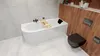 Badewanne Eckwanne Set 5in1 170x75 Rechts + Premium Produktbild-Vorschau 2