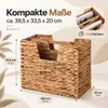 Homestyle4u Portariviste moderno in giacinto d'acqua Anteprima dell’immagine prodotto 4