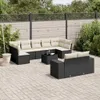 The Living Store 10-tlg. Garten-Sofagarnitur mit Kissen Produktbild-Vorschau 2