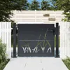 vidaXL Gartentor Anthrazit 100x75 cm Stahl Gras-Design Produktbild-Vorschau 2