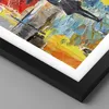 Gerahmtes Poster - Schwarzer Rahmen - Frau Bild Öl - 40x50 Produktbild-Vorschau 2
