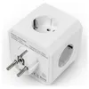 Spacetronik Steckdosenwürfel ohne Kabel 5-fach Weiß SPSC01 Produktbild-Vorschau 3