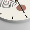 Wanduhr - Rund - Glasuhr - Abstraktion Grafik Linien - Produktbild-Vorschau 5