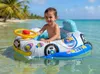 Aufblasbares Auto für Kinder mit Lenkrad und Sitz Produktbild-Vorschau 3