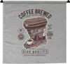 MuchoWow® Wandteppich Wandbehang Kaffeemaschine - Tasse - Produktbild-Vorschau 1