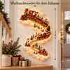 LED Weihnachtsdeko für die Wand, beleuchteter Weihnachtszug Produktbild-Vorschau 7
