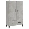 vidaXL Highboard Betongrau 70x31x115 cm Holzwerkstoff -  Produktbild-Vorschau 3