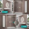 doporro Porta Doccia Scorrevole per Nicchia 110x195 cm, Box Anteprima dell’immagine prodotto 6