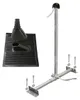 PremiumX BASIC Dachsparrenhalter 100cm SAT Mast Alu Produktbild-Vorschau 1