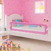 A child's bedroom with a bed, a bed rail, and toys. Náhľad obrázku produktu