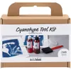 Set di strumenti per cianotipia, accessori, blu Anteprima dell’immagine prodotto 1