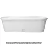 3x Blumenkasten länglich 50 cm weiss Produktbild-Vorschau 2