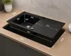 Faizee Home Granitspüle 75 x 44 cm Nachtschwarz – inklusive Produktbild-Vorschau 11