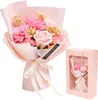 Set regalo con un bouquet di profumati fiori di sapone rosa Anteprima dell’immagine prodotto 5