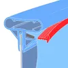 A cross-section diagram illustrating the installation of a pool liner. Produktbild-Vorschau