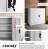 Aktenschrank abschließbar 90 x 40 x 90 cm Produktbild-Vorschau 9