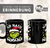 Tasse Weihnachten Grinch Spruch Lustig keine Menschen Produktbild-Vorschau 2