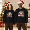 Camiseta de punto con estampado navideño "Grinch", con Vista previa de la imagen del producto 3