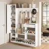 Merax Garderobenset, Wandgarderobe mit Haken, Produktbild-Vorschau 4