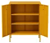 Lendo Online Sideboard Metal 80x40x100 cm Giallo Anteprima dell’immagine prodotto 5