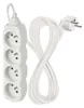 Prodlužovací kabel 5 m / 4 zásuvky / bílý / PVC / 1 mm2 Náhled obrázku produktu
