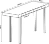 Biurko 'Hässleholm' bambus 3 szuflady 100x50x75cm natura Podgląd zdjęcia produktu 3