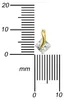 Gouden hanger, 585 goud, 14 karaat, met een zirkonia steen Productafbeelding-voorbeeld 2