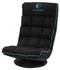 ML-Design Gaming Bodenstuhl Schwarz-Türkis, verstellbare Produktbild-Vorschau 1