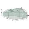 XINZI Poulailler Enclos 3x6x2m - Cadre en acier galvanisé + Voir les images du produit 2