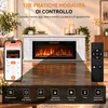 HOMAVO 50 pollici Camino elettrico con mobile 1000/2000 W Anteprima dell’immagine prodotto 6