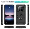 Multiple views of a black phone case with a ring holder. Anteprima dell’immagine prodotto