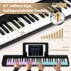 Pianoforte digitale pieghevole a 61 tasti con Bluetooth e Anteprima dell’immagine prodotto 5