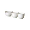 Set von 3 Schlagschalen weiß Produktbild-Vorschau 3