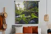 MuchoWow® Wandteppich Wandbehang Tropischer Wasserfall Produktbild-Vorschau 4