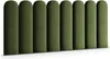 A row of seven upholstered wall panels. Anteprima dell’immagine prodotto