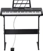 61 kláves digitální piano elektrický klavír stojan sustain Náhled obrázku produktu 10