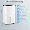 4 in 1 Lufttrockner 50L/Tag, Raumgröße ca.160m³ (60m²), 5L Produktbild-Vorschau 6