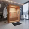 Dewello® Infrarotkabine Infrarotsauna PALERMO 135x120 für Produktbild-Vorschau 2