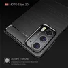 Techsuit Carbon Silicone Back Cover Hülle für Motorola Edge Produktbild-Vorschau 2