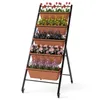 A vertical planter with five tiers of flowers, set against a white background. Náhled obrázku produktu