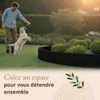 Floranica Bordure de jardin flexible 20 x 100 cm noir Voir les images du produit 6