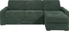 Reversibles Ecksofa mit Schnellbettfunktion - Cord - Grün - Produktbild-Vorschau 1